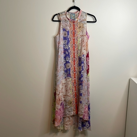 Johnny Was Cosmo Korea Dress with Slip NWT - Picture 5 of 11